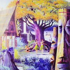 Vintage Disney Imagineering Disneyland Tahitian Terrace Concept Art Print picture