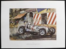 1937 Italian Grand Prix MERCEDES-BENZ W 125 Caracciola Walter GOTSCHKE Print picture