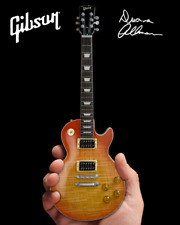 AXE HEAVEN Duane Allman 1959 Gibson Les Paul Cherry Sunburst Mini Guitar Gift picture