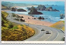 Postcard Beautiful Cape Sebastian Oregon Coast, Road Scene picture