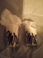 Mr & Mrs Shot Glasses (Customizations are available) picture