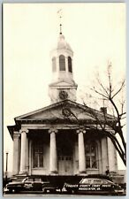 Faquier County Court House, Vintage Cars, Warrenton, Virginia - Postcard picture