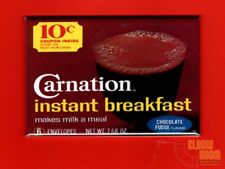 Carnation instant breakfast vintage box art 2x3