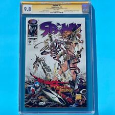 SPAWN #9 ⭐ CGC 9.8 SS - 2X SIGNED by TODD MCFARLANE + JIM LEE ⭐ 1st Angela 1993 picture