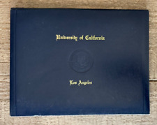 UCLA 1980s Graduation Diploma Folder Holder. Blue. About 11 3/8