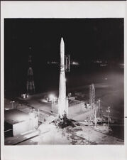 1966 NASA photo Thrust-Augmented Thor-Agena B Rocket awaits Nimbus C satellite 1 picture