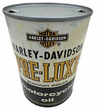 Vintage Harley Davidson Oil Can Pre Luxe Empty Quart picture