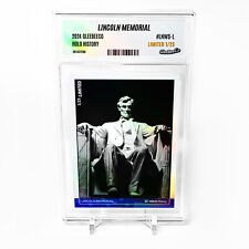 LINCOLN MEMORIAL Holographic Card 2024 GleeBeeCo Slabbed #LNWS-L Only /25 picture