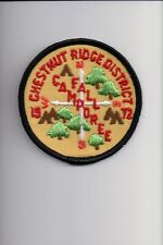 1972 Chestnut Ridge District Fall Camporee patch picture