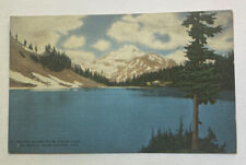 Vintage Postcard ~ Mount Baker from Chain Lake ~Bellingham Washington WA picture