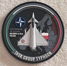 ITALY  AIRFORCE NATO ENHANCED AIR POLICING RARE PVC #2  PATCH  picture