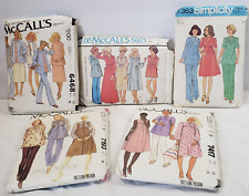 5 MATERNITY Patterns Miss 14 LOT McCalls 6468 7417 7193 5921 Simplicity 7363 picture