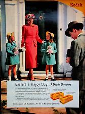 1949 Kodak Film Vintage Print Ad 1940s Happy Easter Day Photography Snapshots picture