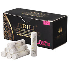JIBILL 50pcs 6mm Activated Carbon Filters for Tobacco Smoking Pipe Ceramic Caps picture