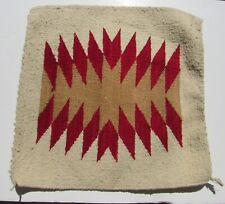 FINE ANTIQUE NAVAJO NATIVE AMERICAN SADDLE CHILD'S BLANKET HAND DYED 20.5