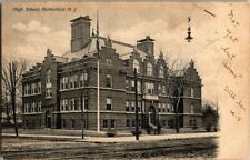 1906. HIGH SCHOOL. RUTHERFORD, NJ POSTCARD w7 picture