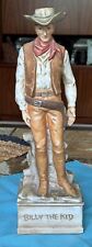 Billy The Kid Western Cowboy Ceramic Whisky Decanter Bottle 13.25”H, Rare VTG picture