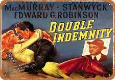 Metal Sign - 1944 Double Indemnity MacMurray Stanwyck -- Vintage Look 3 picture
