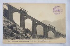 CPA 65 Lourdes, the funicular of the Pic de Jer, the great viaduct picture