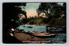 Topeka KS-Kansas, Garfield Park, Soldier Creek, c1914 Antique Vintage Postcard picture