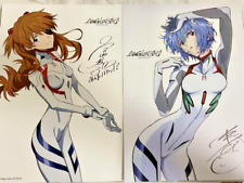 Shin Evangelion 3.0+1.0 Autograph Reversible Poster Asuka Rei 2 Set Movie Japan picture