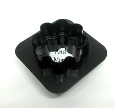 Tupperware New 2 in 1 Cookie Cutter Canape Cutter 2 Inches Square Black Gadget picture