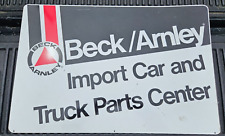 Vintage Beck Arnley Sign Metal Advertising Import Parts Car Truck Center picture