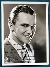 French Film Singer / Actor Pierre Mingand antique signed photograph picture