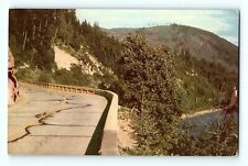 Hwy 99 Puget Sound btw Bellingham & Burlington Chuckanut Drive WA Postcard E8 picture