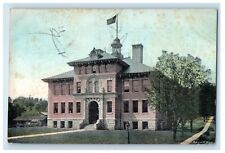 1911 School Building Campus At Allentown Pennsylvania PA Handcolored Postcard picture