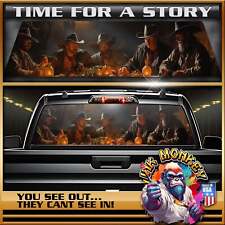 Time For A Story - Truck Back Window Graphics - Customizable picture