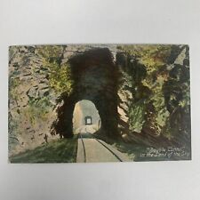 Postcard North Carolina Double Tunnel Scenic Hendersonville 1914 Railroad Train picture