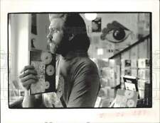 1987 Press Photo Daniel Cook, Staff Member at Together Books, New Age Bookstore picture
