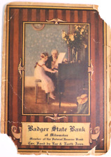 Rare 1916 Complimentary Needles from Badger State Bank of Milwaukee picture