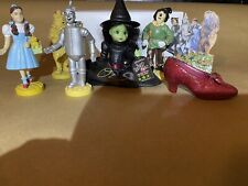 wizard of oz figurine set With Magnet And One Ruby Ceramic Slipper picture