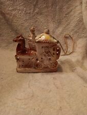 Vtg Tilso Horse Drawn Carriage Tv Lamp Victorian Lady&Coachman picture