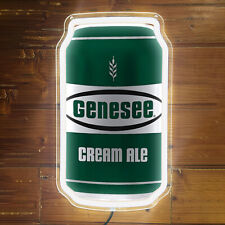 Genesee Cream Beer Bar Creative Pub Wall Decoration LED Neon Light Sign 12x7