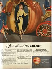 1946 Shell Oil Co. Research Cinderella Pumpkin Carriage art Ad picture
