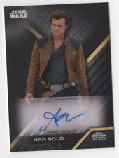 Alden Ehrenreich as Han Solo 2022 Topps Chrome Black Star Wars Autograph Card picture
