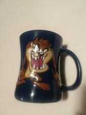 Looney Tunes Taz Tazmanian Devil Blue 3-D Coffee Mug 2005 Warner Bros Xpres picture