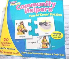 New Community Helpers Fun-to-Know Puzzles Free US Shipping picture