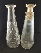 Vintage Whiskey Decanter Lot of Two 11.5
