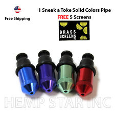 1x Sneak a Toke (Solid) One Hitter Bullet (DOESN'T GET HOT) + FREE 5 screens  picture