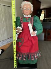 Holiday Creations Mrs. Claus Lighted Animated Animatronic Figures 24
