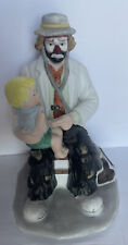 Emmett Kelly Flambro Collection Clown Figurine Doctor With Child picture