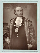 1889 Alderman Whitehead Lord Mayor of London Photo Herbert Rose Barraud Carbon  picture
