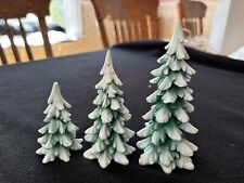 Dept 56 Wintergreen Pines Tree 3 Piece Set Village Accessories 3