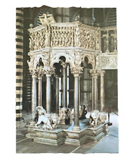 Nicola Pisano Pulpit Siena Italy Post Card picture