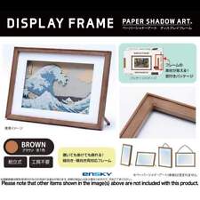 Ensky Paper Shadow Art Brown Display Frame US Seller picture