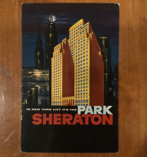 New York City Park Sheraton NY Manhattan Postcard Plastichrome Unpostmarked picture